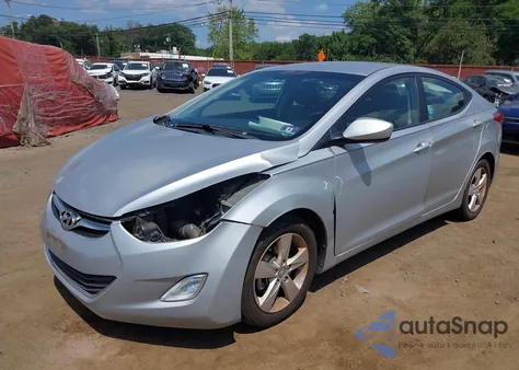 2013 Hyundai Elantra Gls from USA, damaged, VIN 5NPDH4AE0DH324733